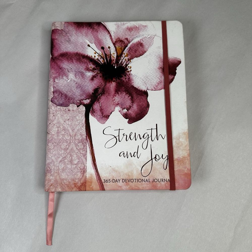 Strength and Joy 365 Day Devotional Journal‎ Christian Ellie Claire Floral Cover